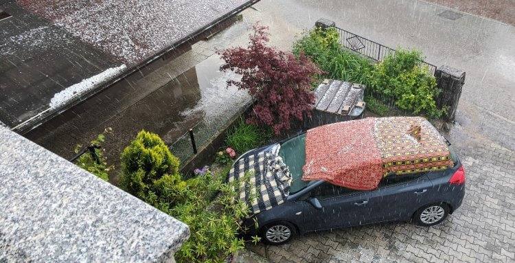 ¿Cómo proteger tu coche del granizo?