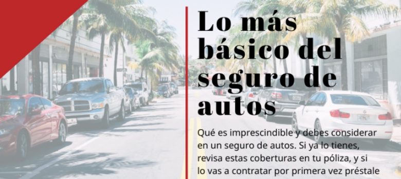 Infografía: Lo más necesario en el seguro de coche