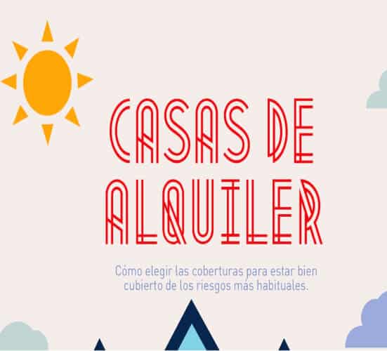 Infografía casas de alquiler