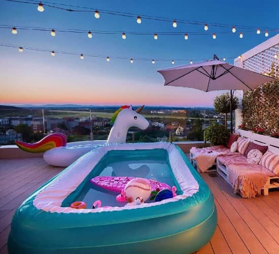 ¿Puedo poner una piscina para terraza en casa? Guía útil