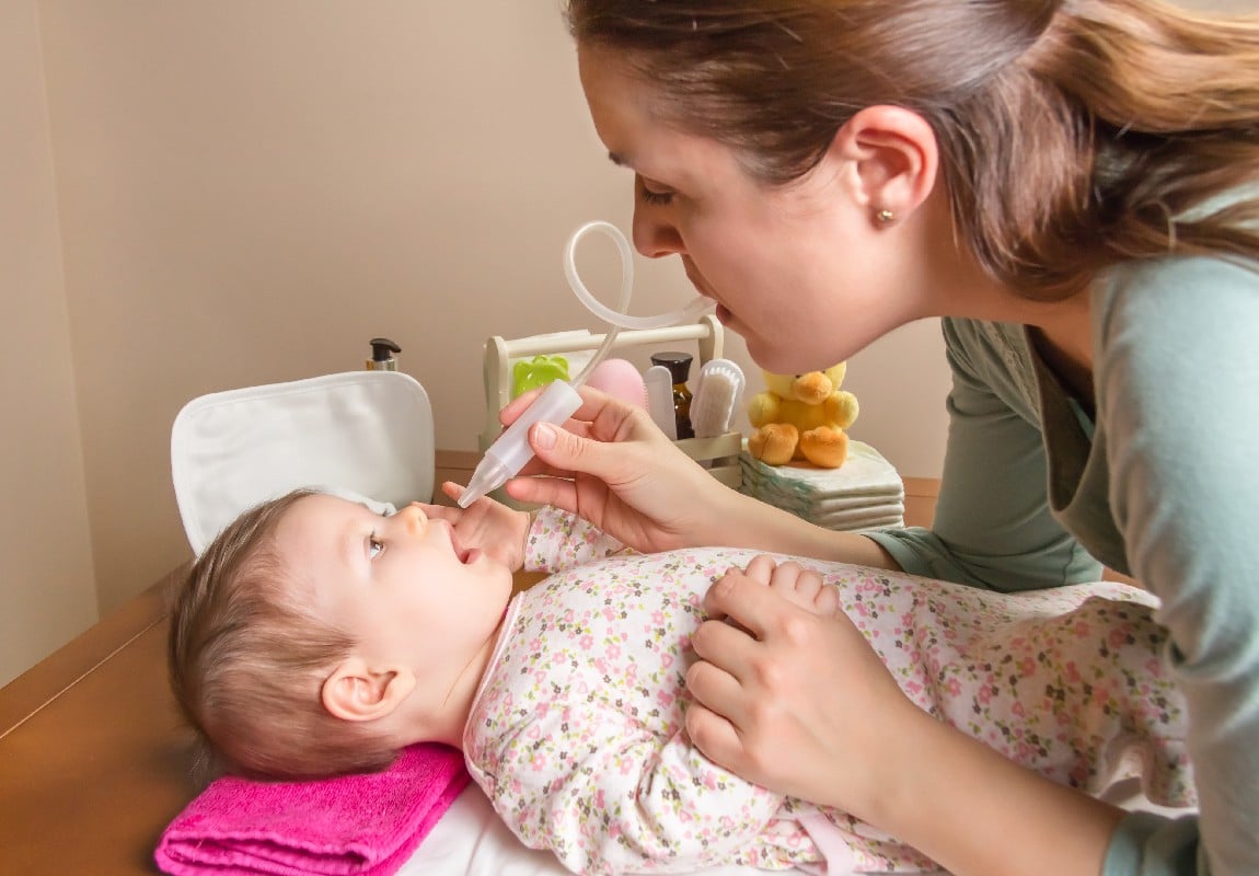 Cómo realizar lavados nasales en niños