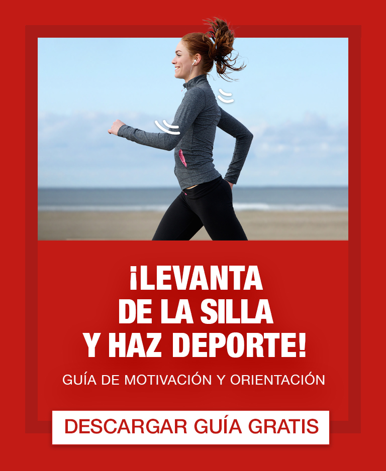 Levanta de la silla y haz deporte