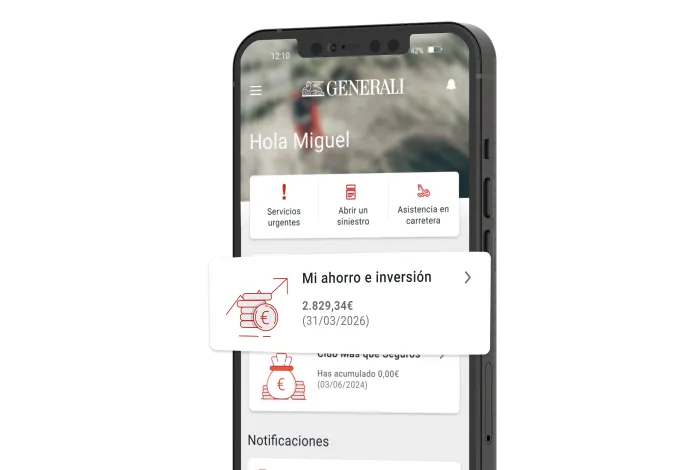 Captura aplicación MI GENERALI