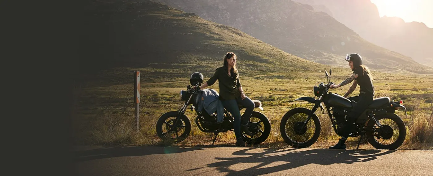 motos en una montaña